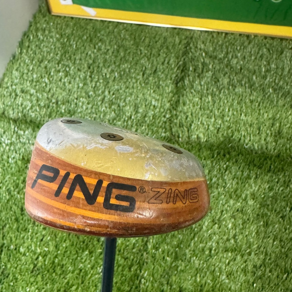 Vintage Golf Ping Zing Karsten 5 Blonde Maple Wood True Temper EI-70 Shaft USA